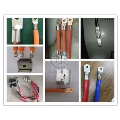 Hydraulische volledig Automatische Plooiende de Machine, 1-300mm2 het Knipsel en het Plooien van Rj45 Machine