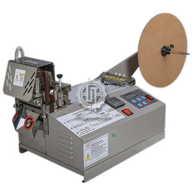 Textiel de Singelbandsnijmachine 100-120pcs/Min Cutting Speed van het Riemen Hete Mes
