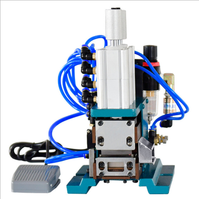 3F / 4F de pneumatische Machine van de Draadschil met Dubbel Messenontwerp